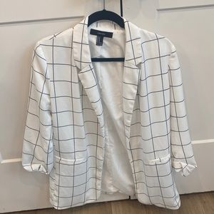 Women’s Oversized & Fitted Checkered Blazer